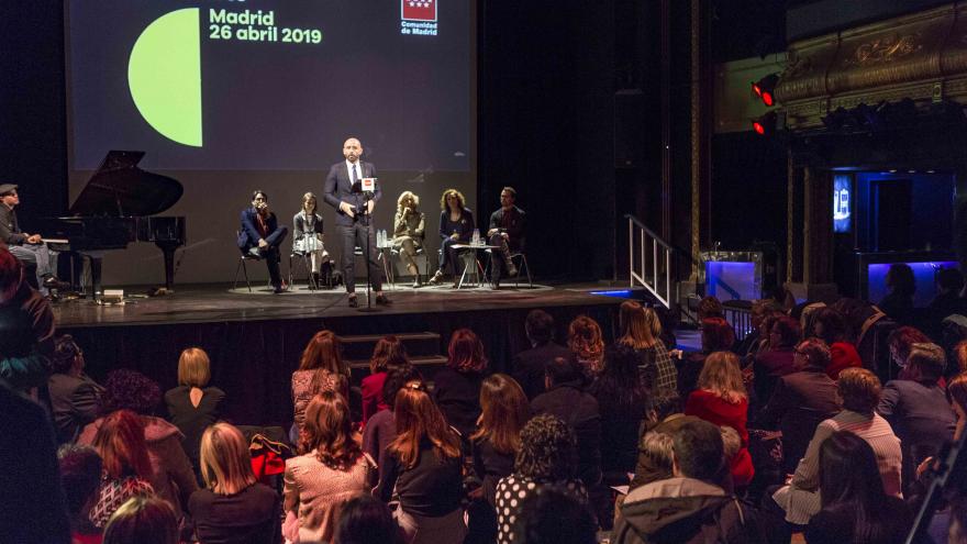 Jaime de los Santos, consejero de Cultura, Turismo y Deportes en la presentación del evento