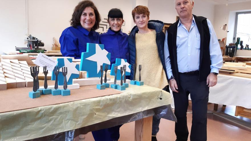 Pacientes del Instituto Psiquiátrico José Germain elaboran el trofeo ‘Estrella Princesa’