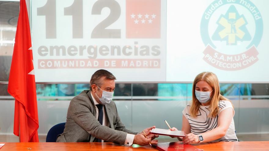  La Comunidad y el Ayuntamiento de Madrid refuerzan la coordinación de sus servicios de emergencias en la sede de la ASEM112.