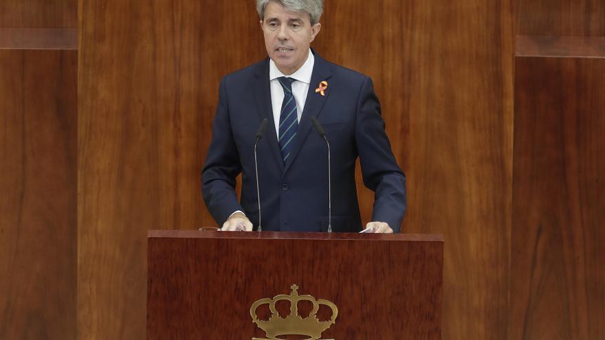 Ángel Garrido, presidente de la Comunidad de Madrid, en el Debate del Estado de la Región 2018