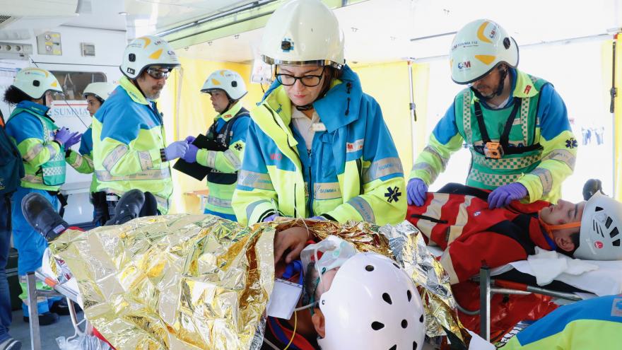 El SUMMA 112 organiza un simulacro de accidente con múltiples víctimas para visibilizar la labor de los Técnicos de Emergencias Sanitarias