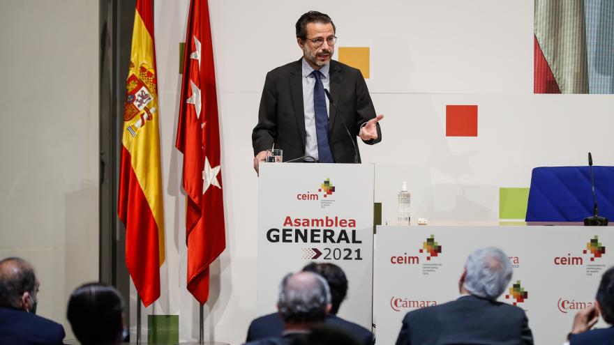 Javier Fernández-Lasquetty ha participado en la clausura de la Asamblea General de CEIM