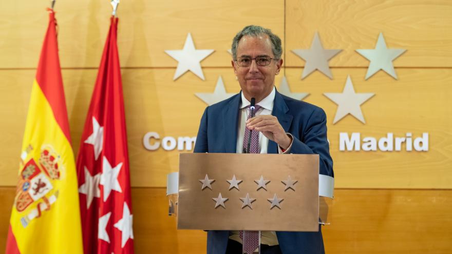 Enrique Ossorio, en rueda de prensa