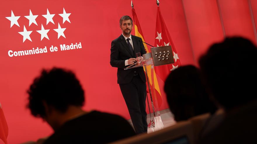 El portavoz Miguel Ángel García Martín en rueda de prensa