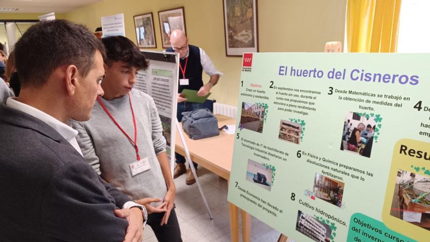 Ignacio Martín en el Complejo Educativo Ciudad Escolar