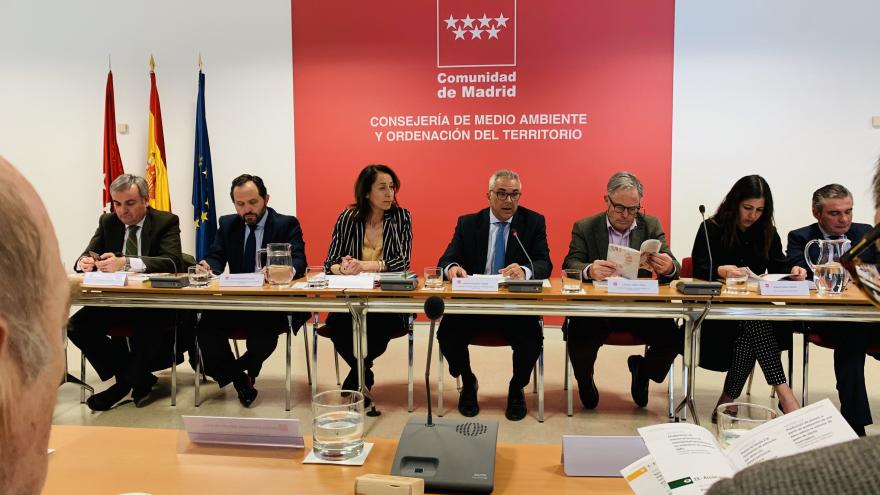 Carlos Izquierdo en la reunión para la constitución del Consejo Asesor para el Desarrollo de la Agenda 2030 en la Comunidad de Madrid