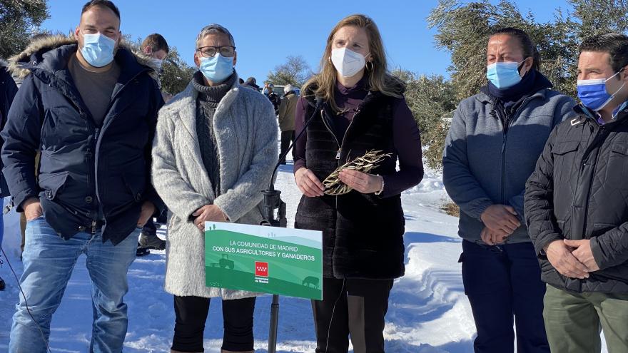 La consejera de Medio Ambiente ha visitado Estremera para conocer los daños producidos 