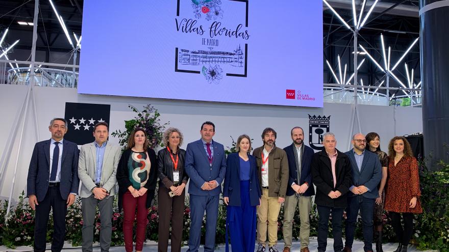 Marta Rivera durante la presentación de ‘Villas Floridas de Madrid’