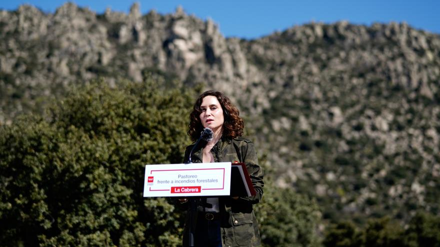 La presidenta durante su intervención