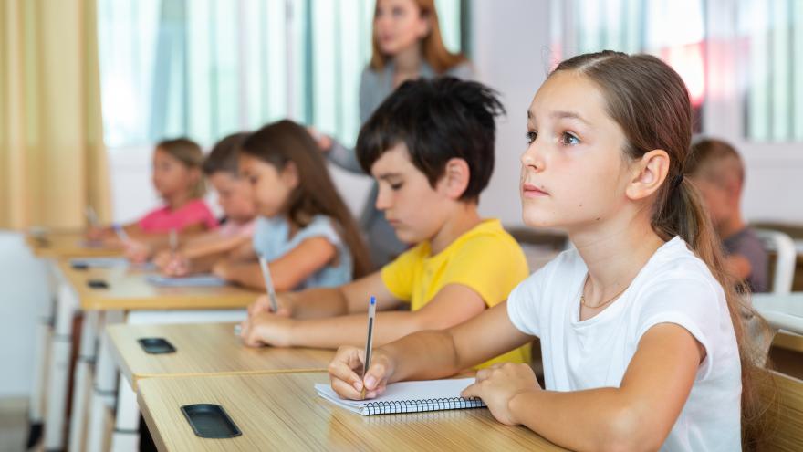 Niños en clase