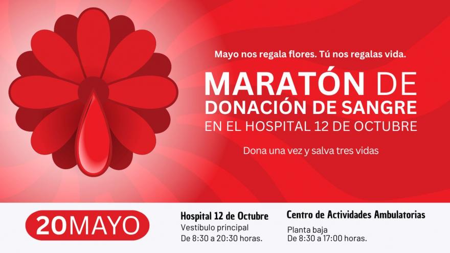Flor de pe´talos rojos a laizquierda y de la que salen rayos rojos también fondo rojo y a la derecha lemas