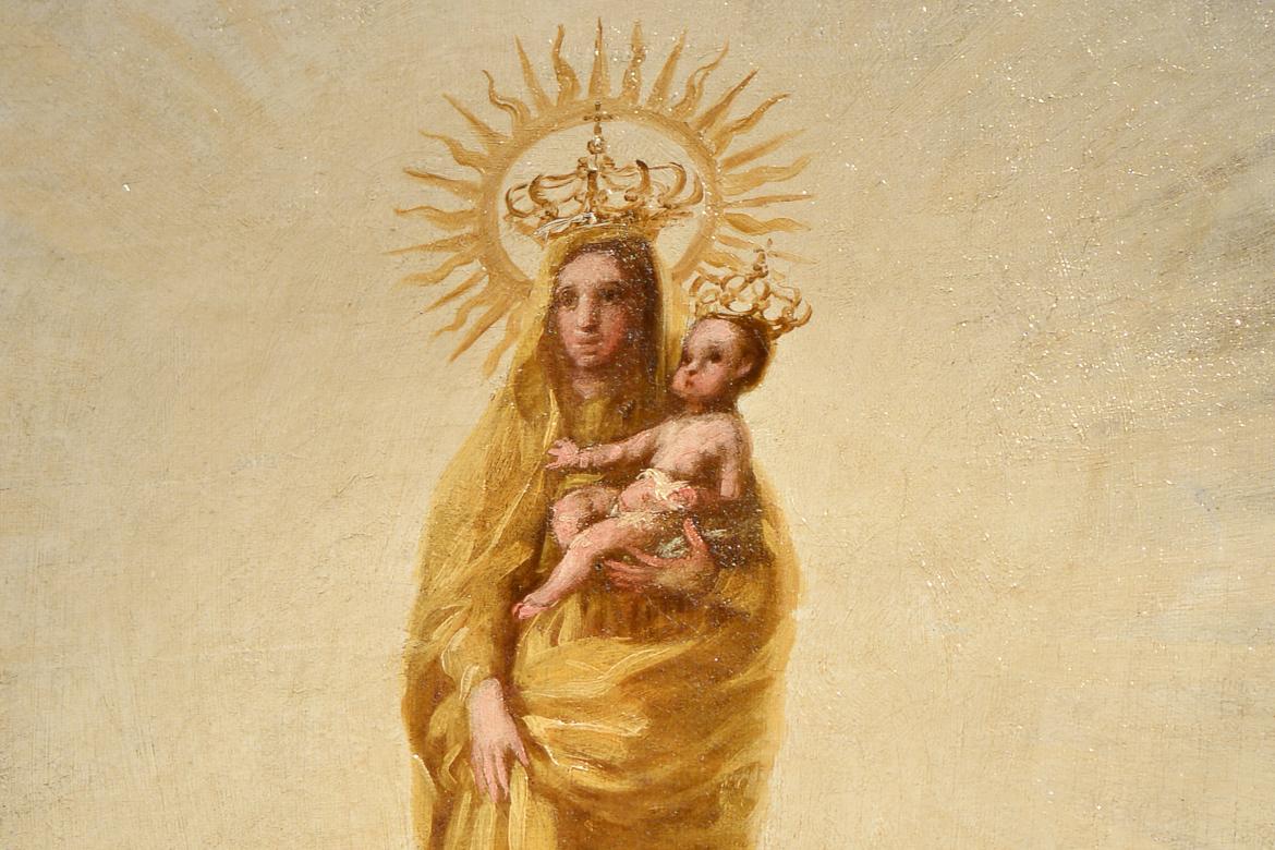 Imagen religiosa de la Virgen del Pilar