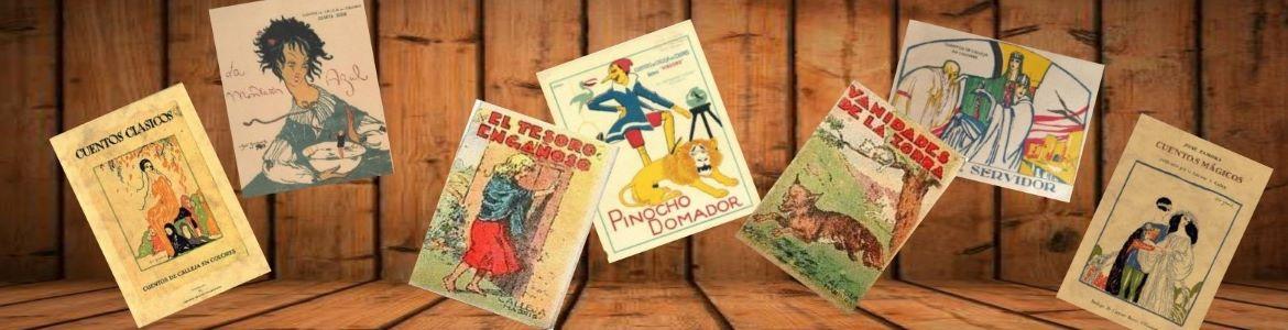 Portadas de cuentos infantiles de la Editorial Calleja