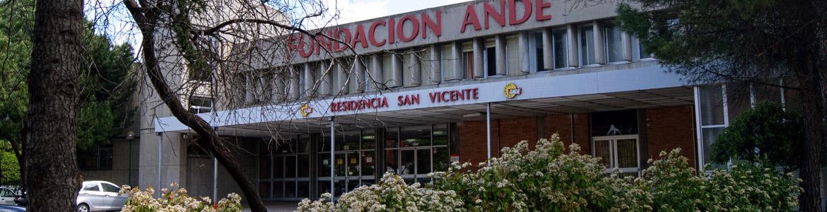 Fachada de la Residencia San Vicente Fundación ANDE
