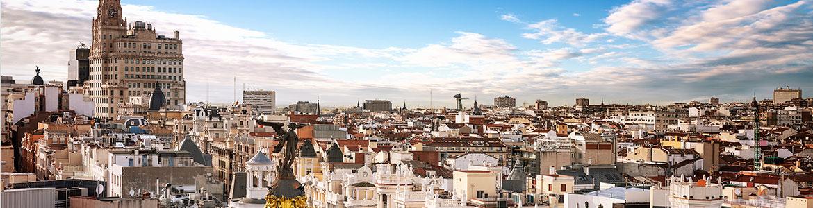 imagen del skyline de Madrid