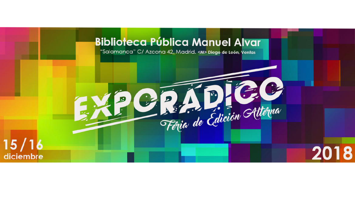 Imagen de cabecera #0 de la página de "Exporádico. Feria de Edición Alterna 2018"