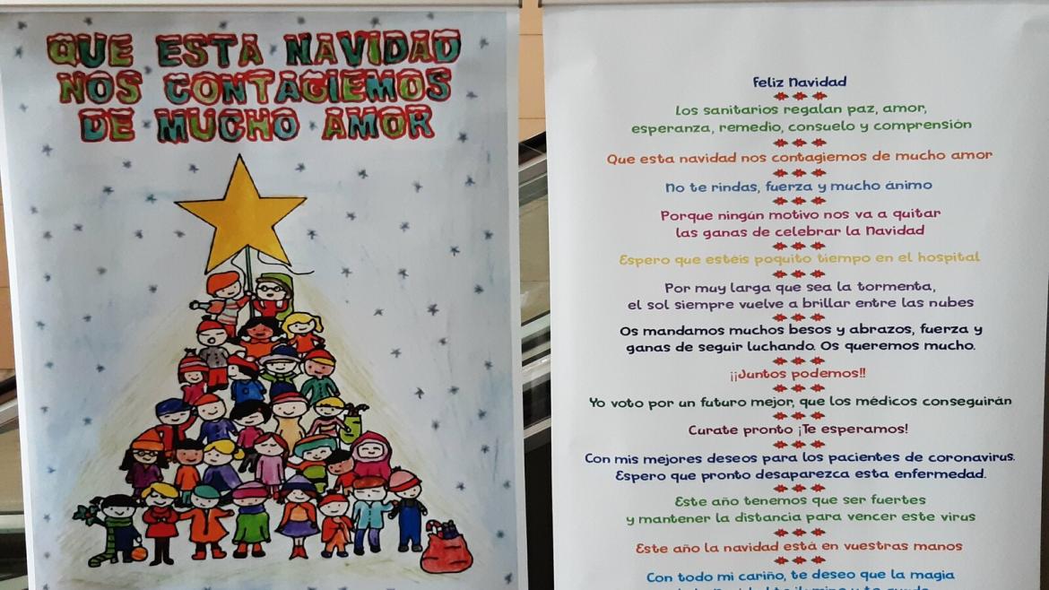 El Hospital Universitario del Henares se viste de solidaridad en Navidad |  Comunidad de Madrid