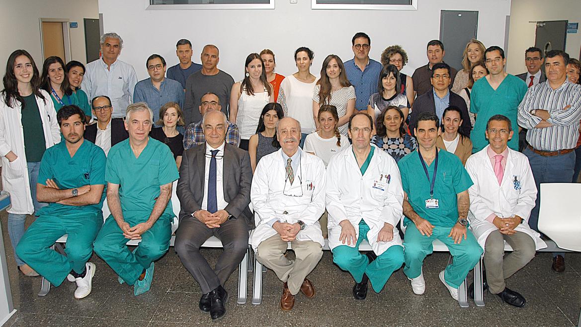 Imagen de los participantes en el Hospital Universitario Ramón y Cajal