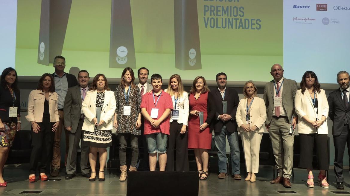 Foto de Familia de los Premios Voluntades