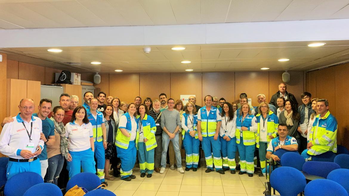 Algunos de los profesionales que han participado en la Jornada