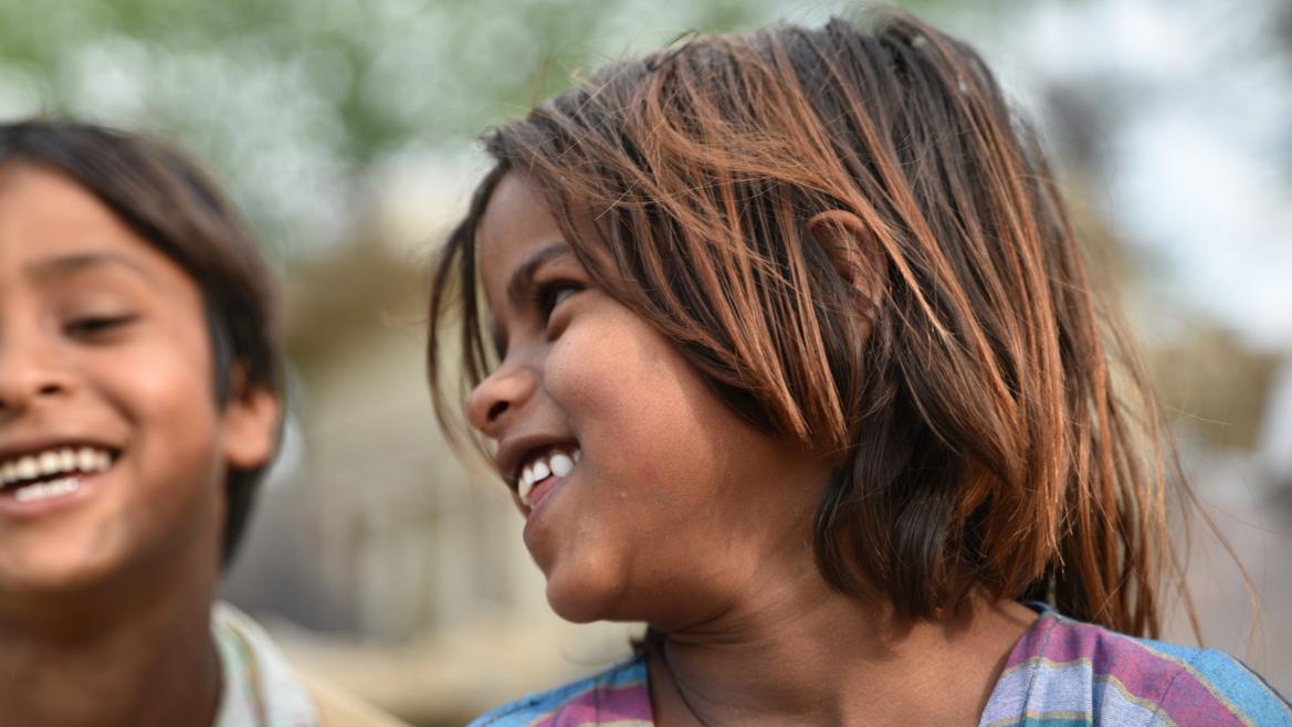 Niños sonrientes