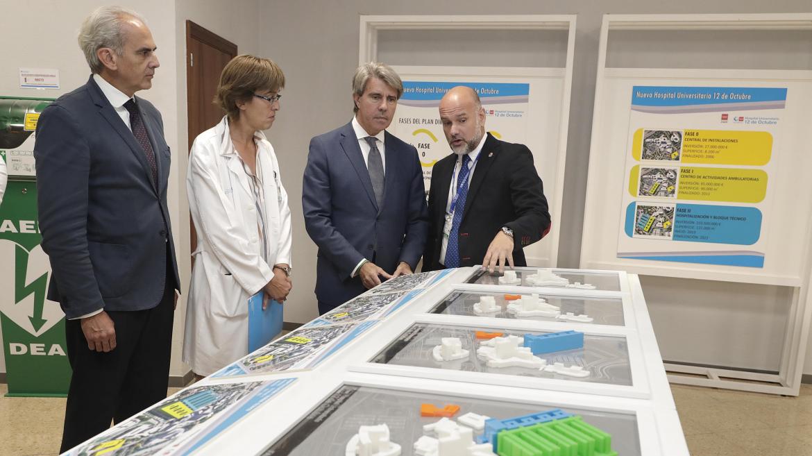 El presidente de la Comunidad de Madrid, Ángel Garrido ha presentado la culminación del proyecto de remodelación del Hospital Universitario 12 de Oct