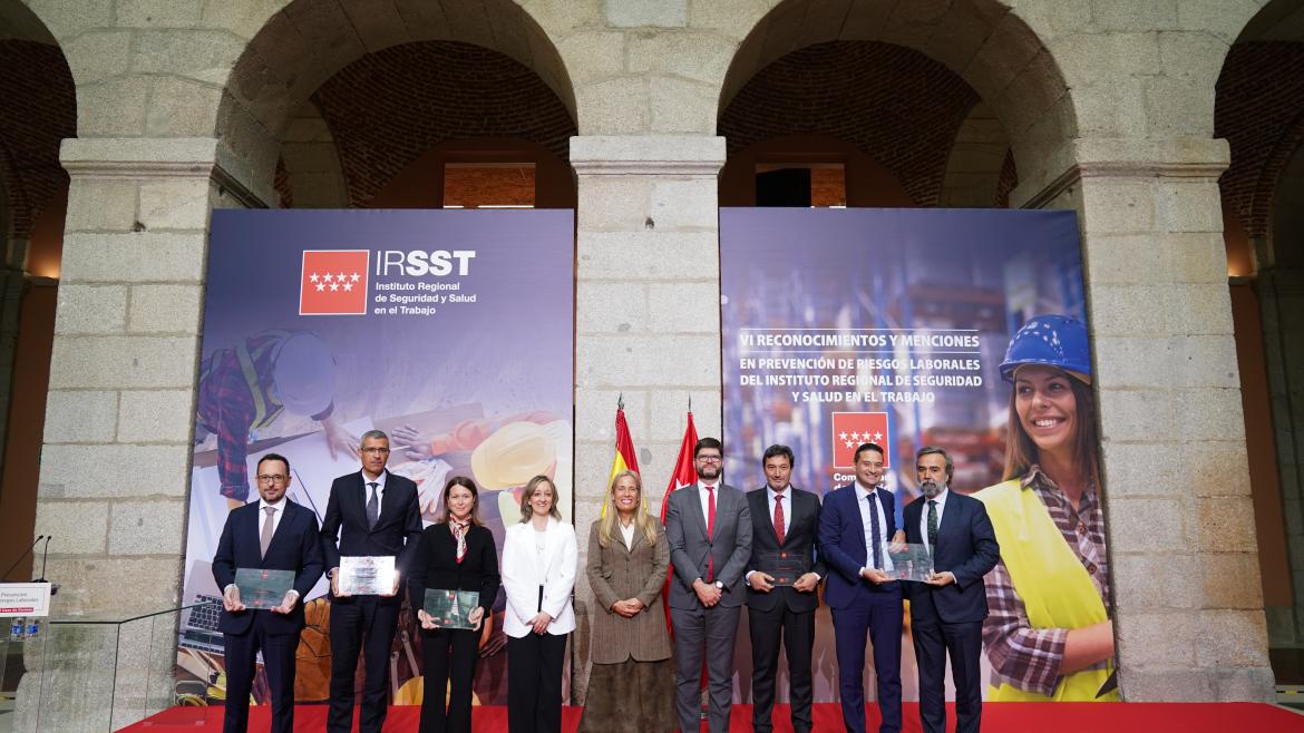 Imagen del artículo La Comunidad de Madrid entrega los premios que reconocen las buenas prácticas de empresas en Prevención de Riesgos Laborales