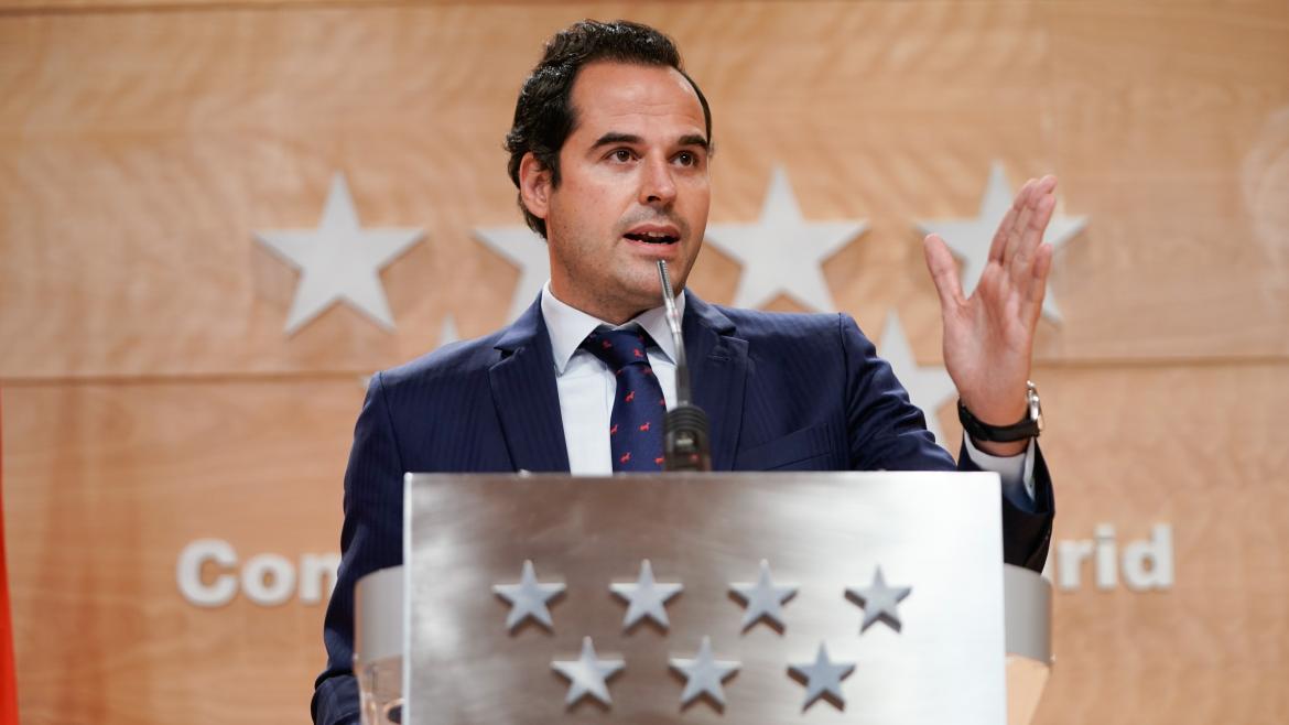 Ignacio Aguado durante la rueda de prensa tras el Consejo de Gobierno