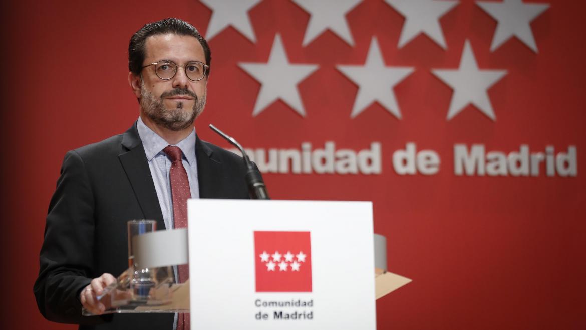 durante una rueda de prensa en la Real Casa de Correos