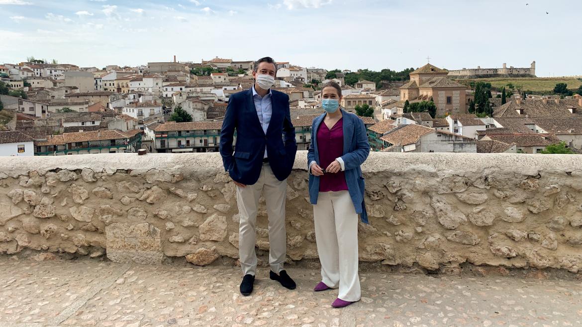 Marta Rivera de la Cruz visita Chinchón