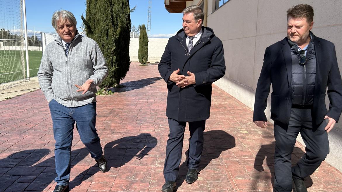 El viceconsejero Sánchez en Villanueva de Perales