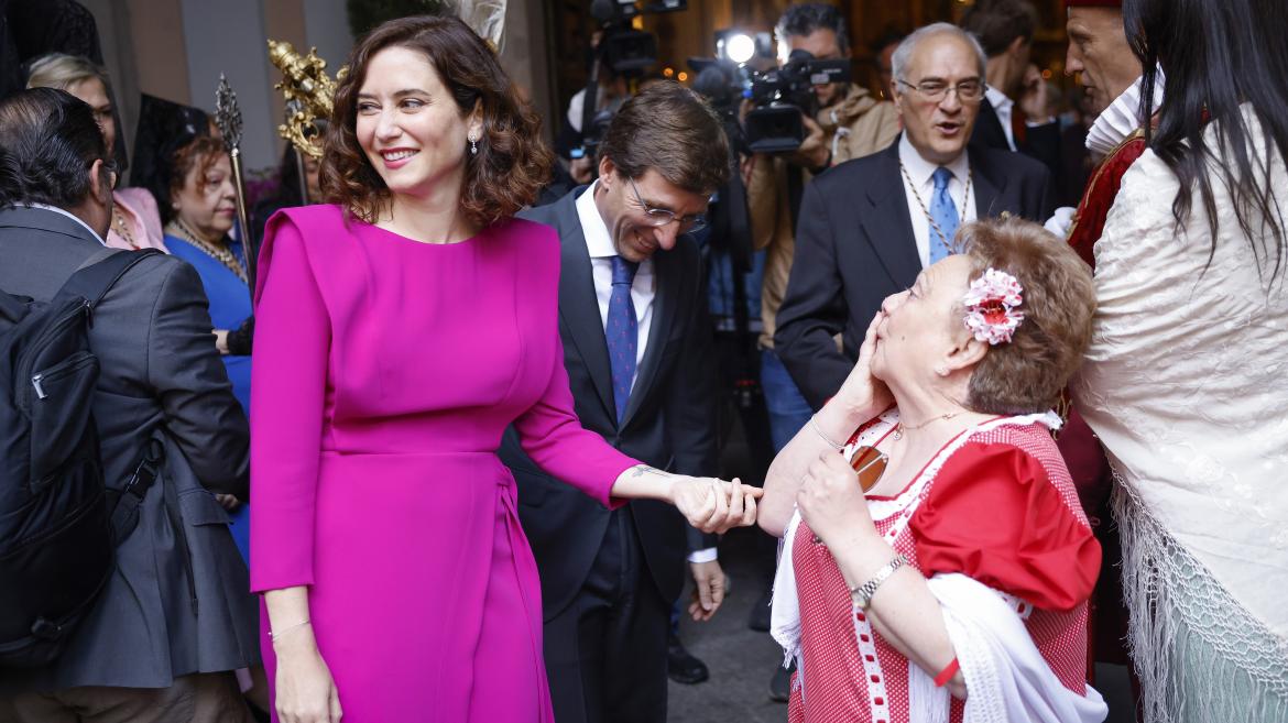 La presidenta en la misa de celebración