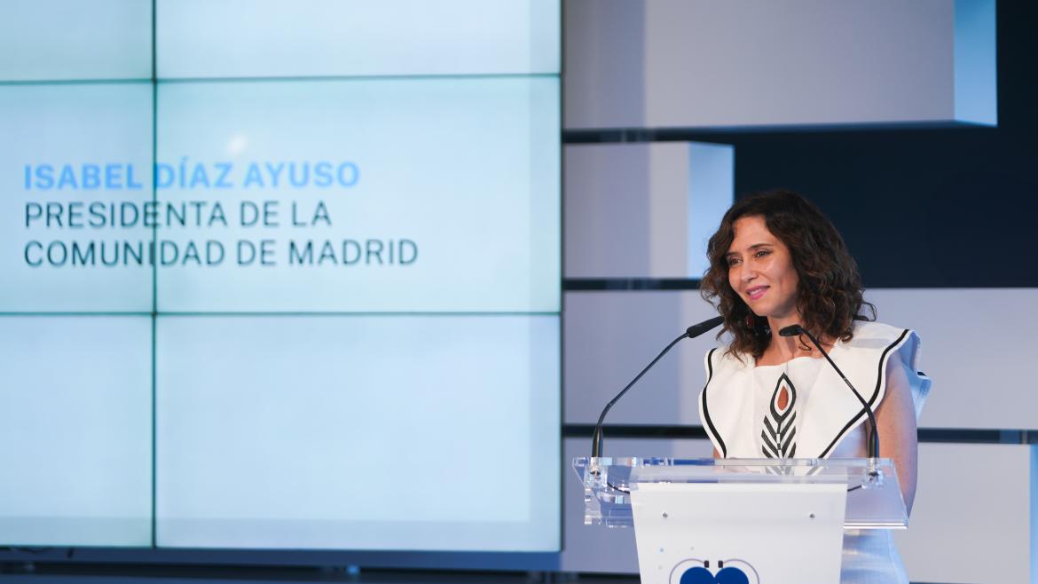 La presidenta Isabel Díaz Ayuso