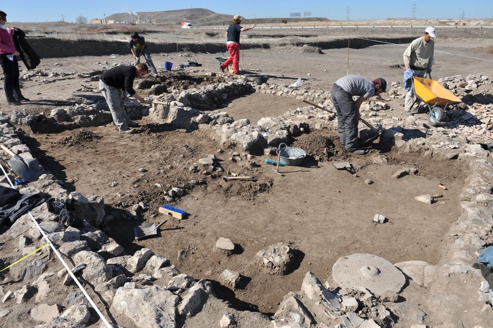 Imagen de la excavación arqueológica de Los Berrocales