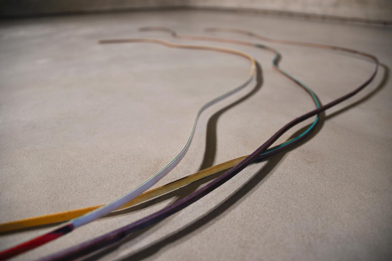 cables on a floor