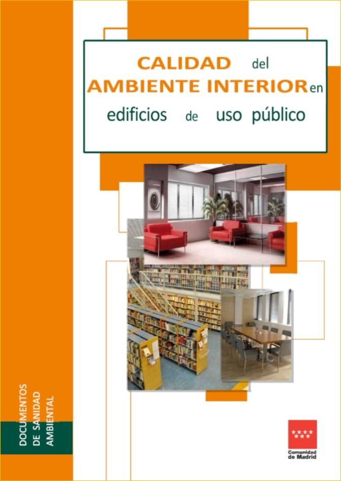 Imagen de la portada de la publicación Calidad del ambiente interior en edificios de uso público, 2ª edición