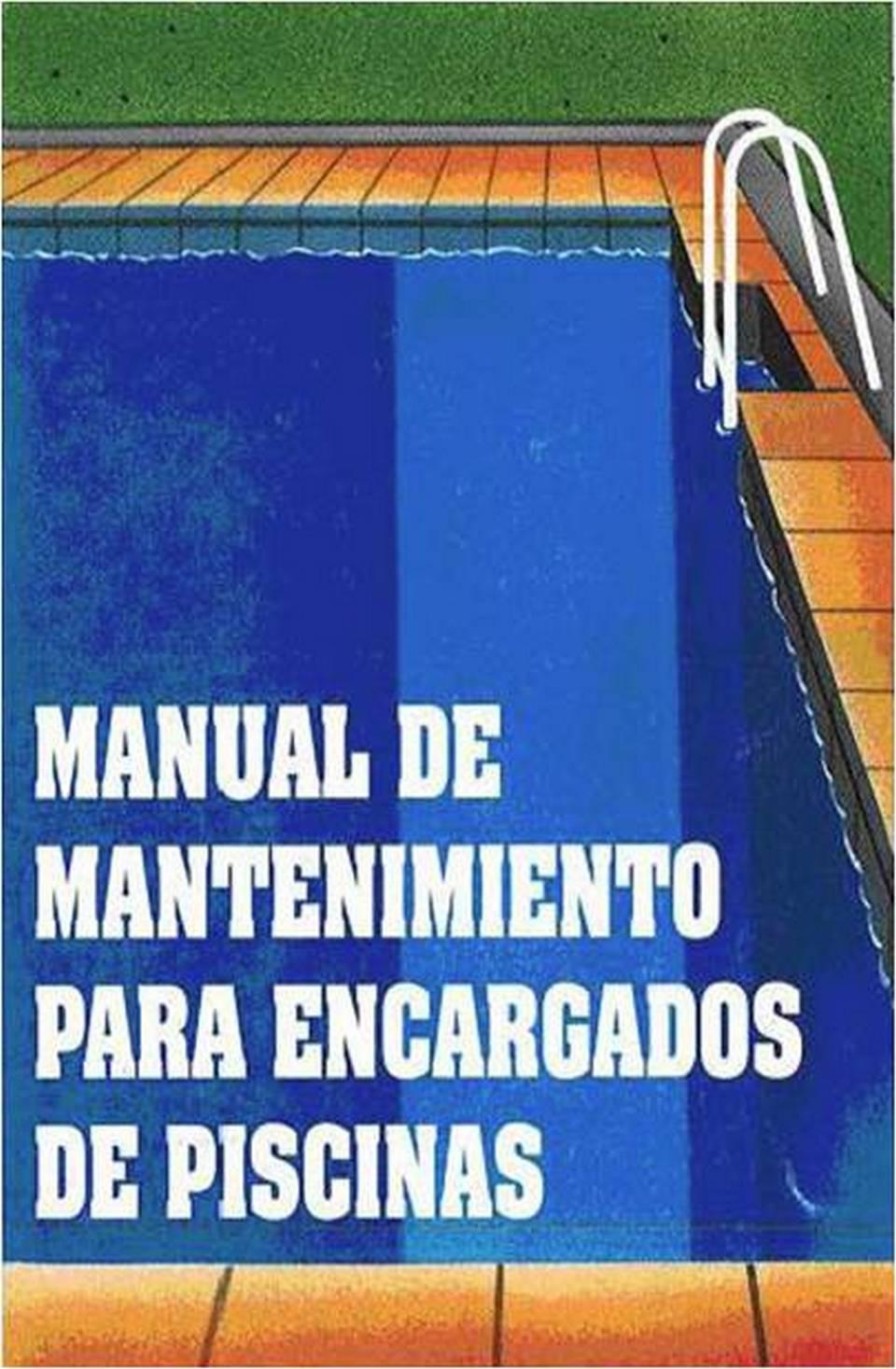 Portada de la publicación Manual de mantenimiento para encargados de piscinas