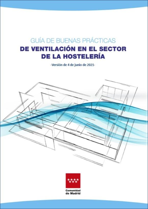 Portada de la publicación Guía de buenas prácticas de ventilación en el sector de la hostelería (2ª edición)