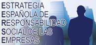 Logotipo con el texto Estrategia Española Responsabilidad Social