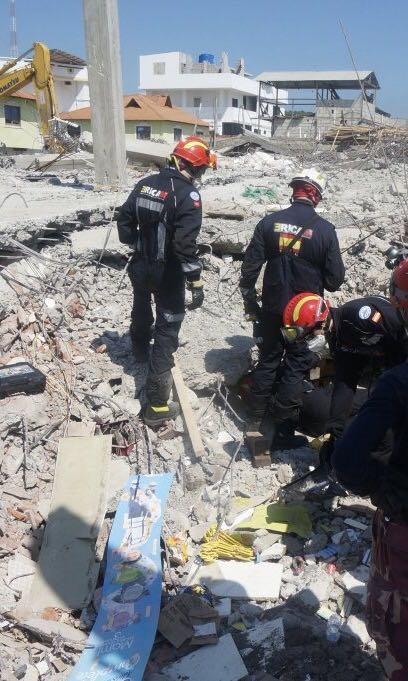 Bomberos en Ecuador