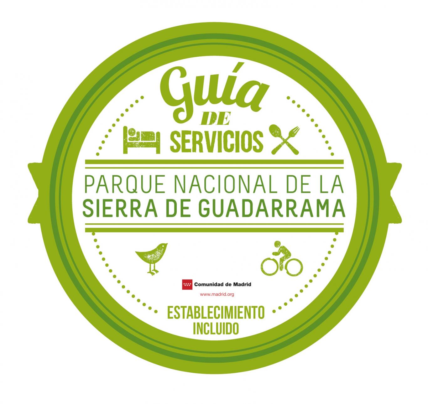 Distintivo para establecimientos de la Guía de Servicios