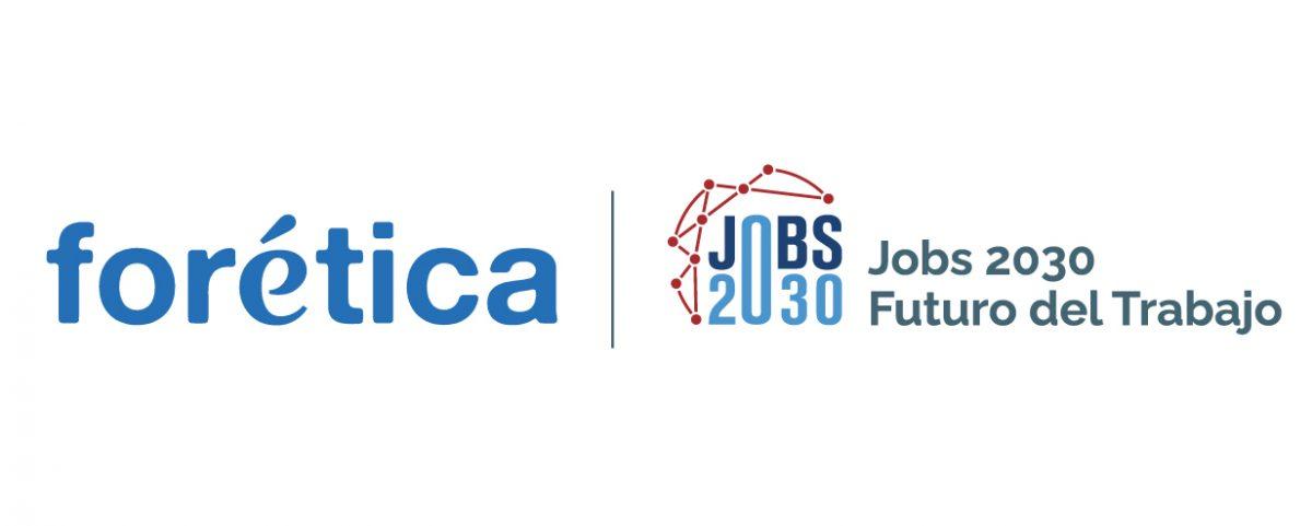 Logotipo con el texto Jobs 2030