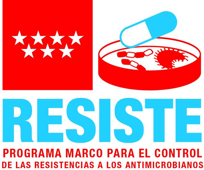 Logotipo programa Resiste de la Comunidad de Madrid