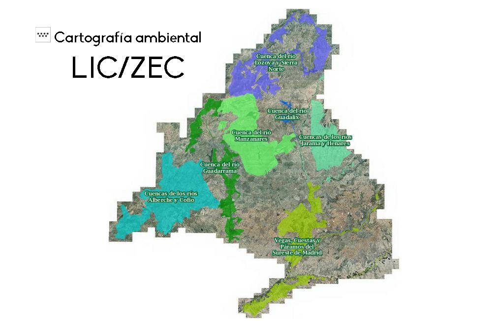 Mapa Lugares Interés Comunitario