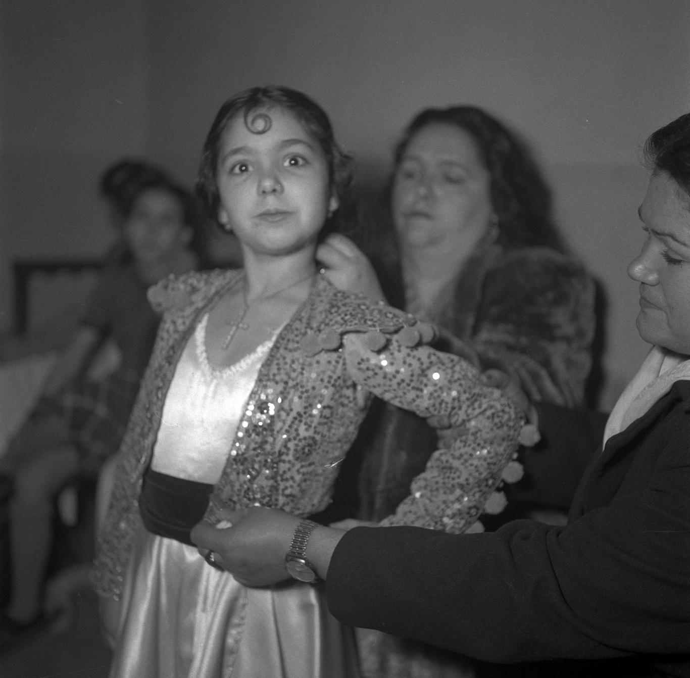 Girl with flamenco bullfight Muller