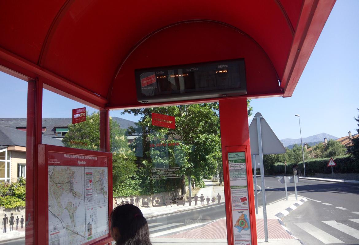 Marquesina de autobús interurbano