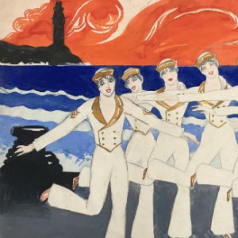 Bailarinas marineras_