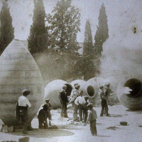 Fabricación de tinajas de vino_2_(Museo Ulpiano Checa - Colmenar de Oreja)