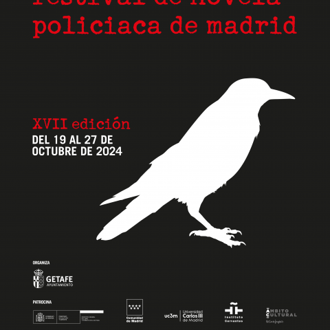 Cartel de la XVII edición del Festival "Getafe Negro" (2024)_
